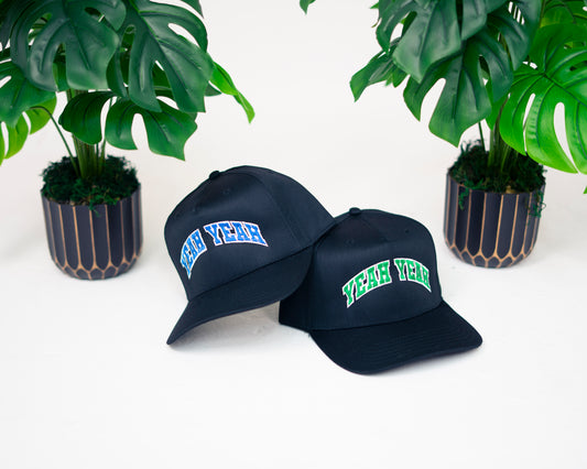 "Yeah Yeah" 5 Panel Mid Profile Baseball Cap
