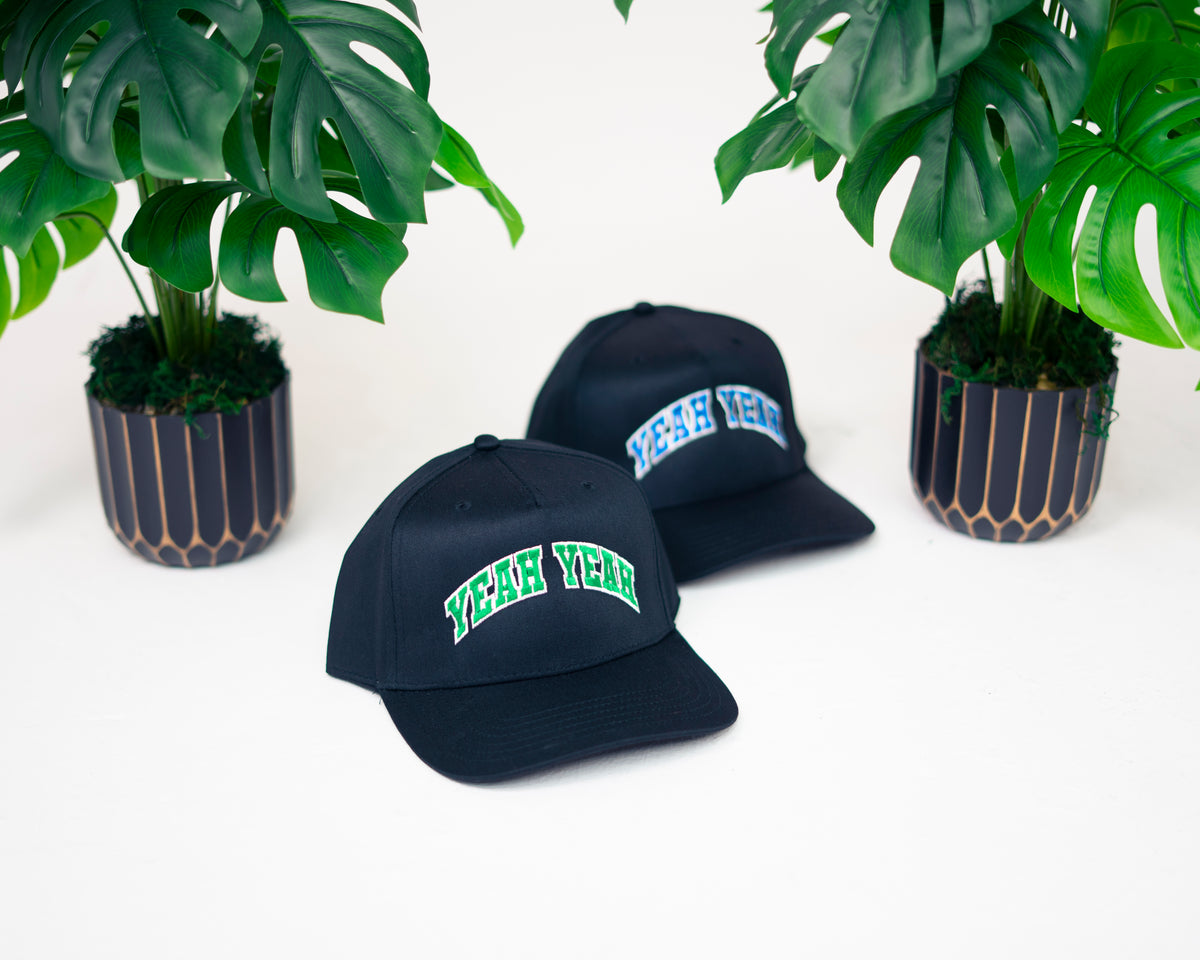 "Yeah Yeah" 5 Panel Mid Profile Baseball Cap